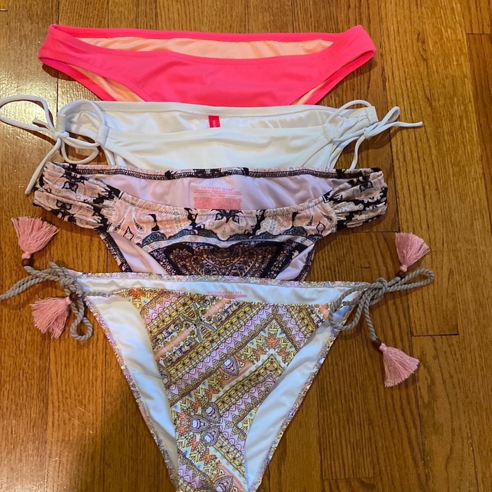 4 Victoria Secret Bikini Bottoms